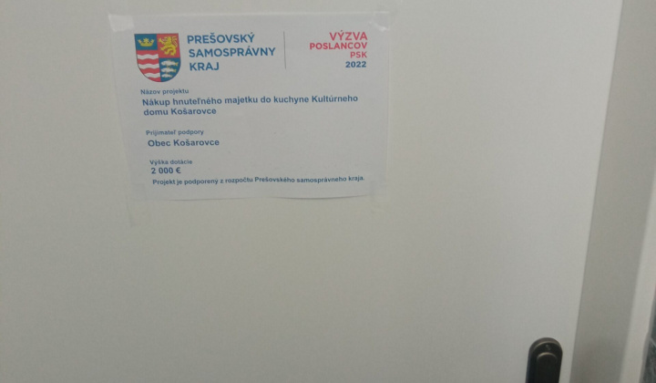 5. fotografia fotogalérie Kuchyňa Kultúrneho domu