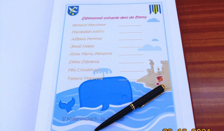 7. fotografia fotogalérie Uvítanie do života 22.12.2021