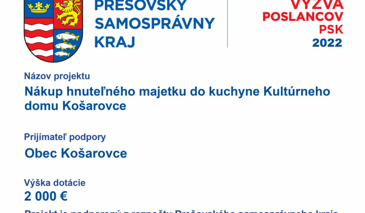 Kuchyňa Kultúrneho domu