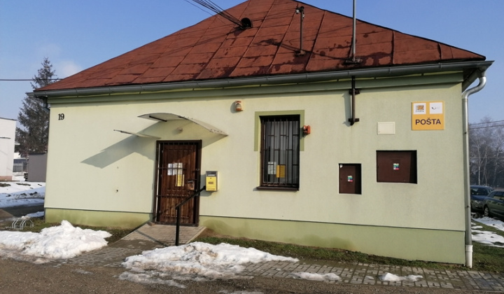 Zrušenie pobočky Slovenskej pošty 01.04.2021