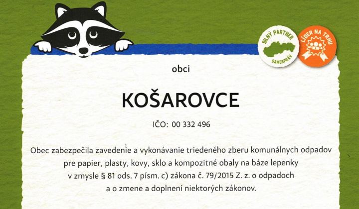 Aktuality / Certifikát - foto