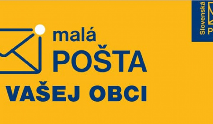 Fotka - malá POŠTA v našej obci